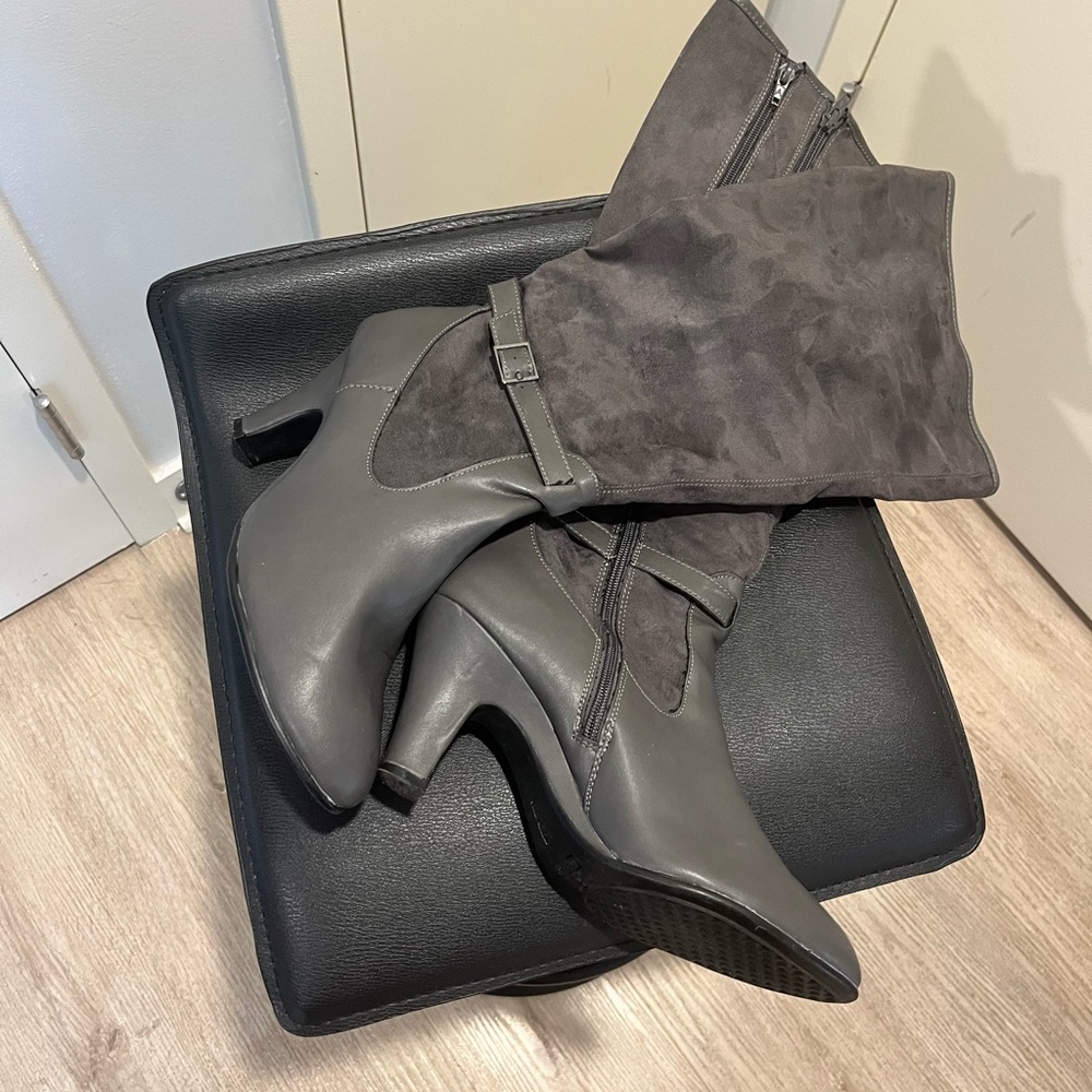 Gray boots - Picture 2 of 7